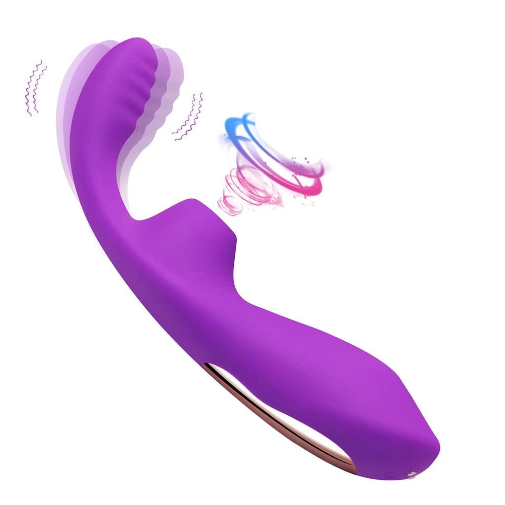 a new sensation of Ahtucoi Adult Adult Goods Types of Vibration 7 Types of Powerful G Spot Two Points Simultaneous Love Electric Made of USB For Women