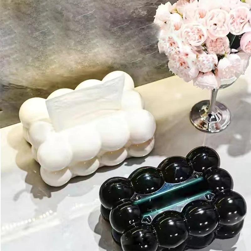 Cloud Design Tissue Box Living Room Coffee Table Paper Towel Dispenser Tissue Holder Kitchen Decoration