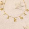 Fashionable Gold Pendant Necklace with Initial Charm and Perfect Detail for Trendy Women Ladies Daily Casual Wear