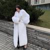 New Fashion Artificial Plush Long Coat