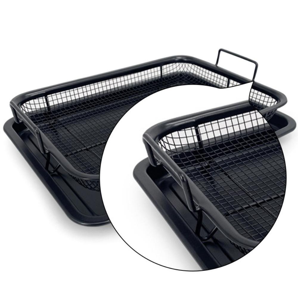 Oven Baking Tray Barbecue Plate Non-Stick Roasting Pan Rack Set  Kitchen Tools