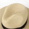Taglia Larga XL 61-64 cm Cappelli Panama Uomo Donna Spiaggia Cappello di Paglia a Tesa Larga Cappello Estivo da Sole da Donna Taglia Larga Cappello Fedora 55-57 cm 58-60 cm