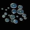Pack of 100 Clear Disc Pads Set Earrings Back Stopper Earlobe Support Patches