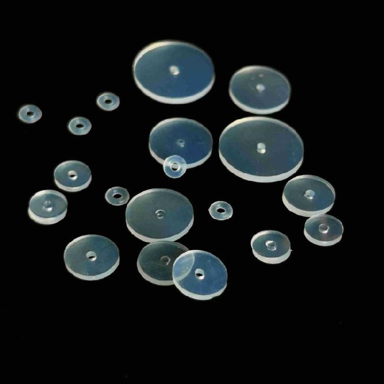 Pack of 100 Clear Disc Pads Set Earrings Back Stopper Earlobe Support Patches
