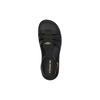 Coach Leather Buckle Closure Roman Sandals Women sandals Black CR866-BLK