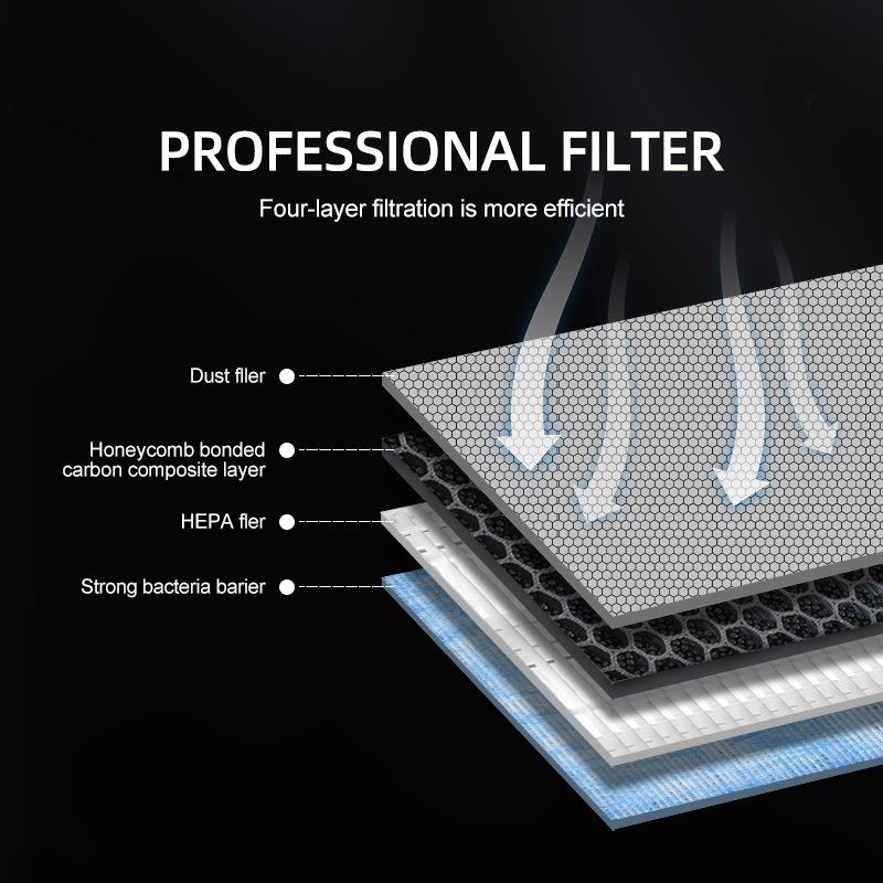 Air Filter For Tesla Model 3 Model Y 2017-2026 HEPA Activated Carbon Tesla Cabin Air Filter Replacement Accessories 2Pack