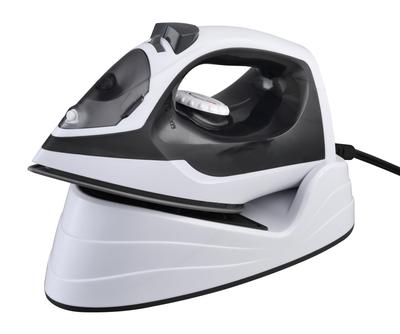 [Vegetable] 2-Way Corded & Cordless Steam Iron with Self-Cleaning Function, Power Shot, Temperature Control Dial (Dry/Steam/High Temperature), Non-Sti