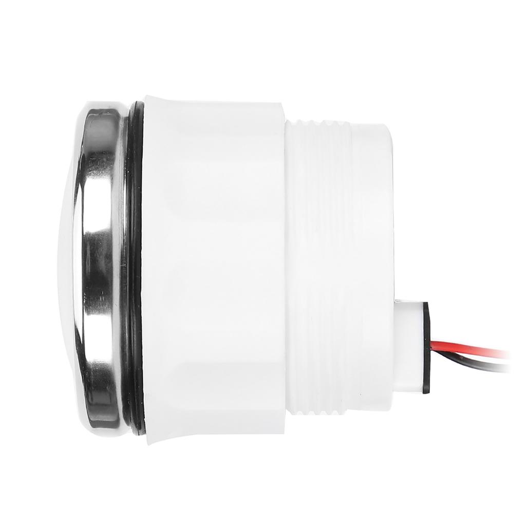 2in Battery Voltage Gauge LED Digital Display IP67 Waterproof Smart Alarm   for Boat Auto