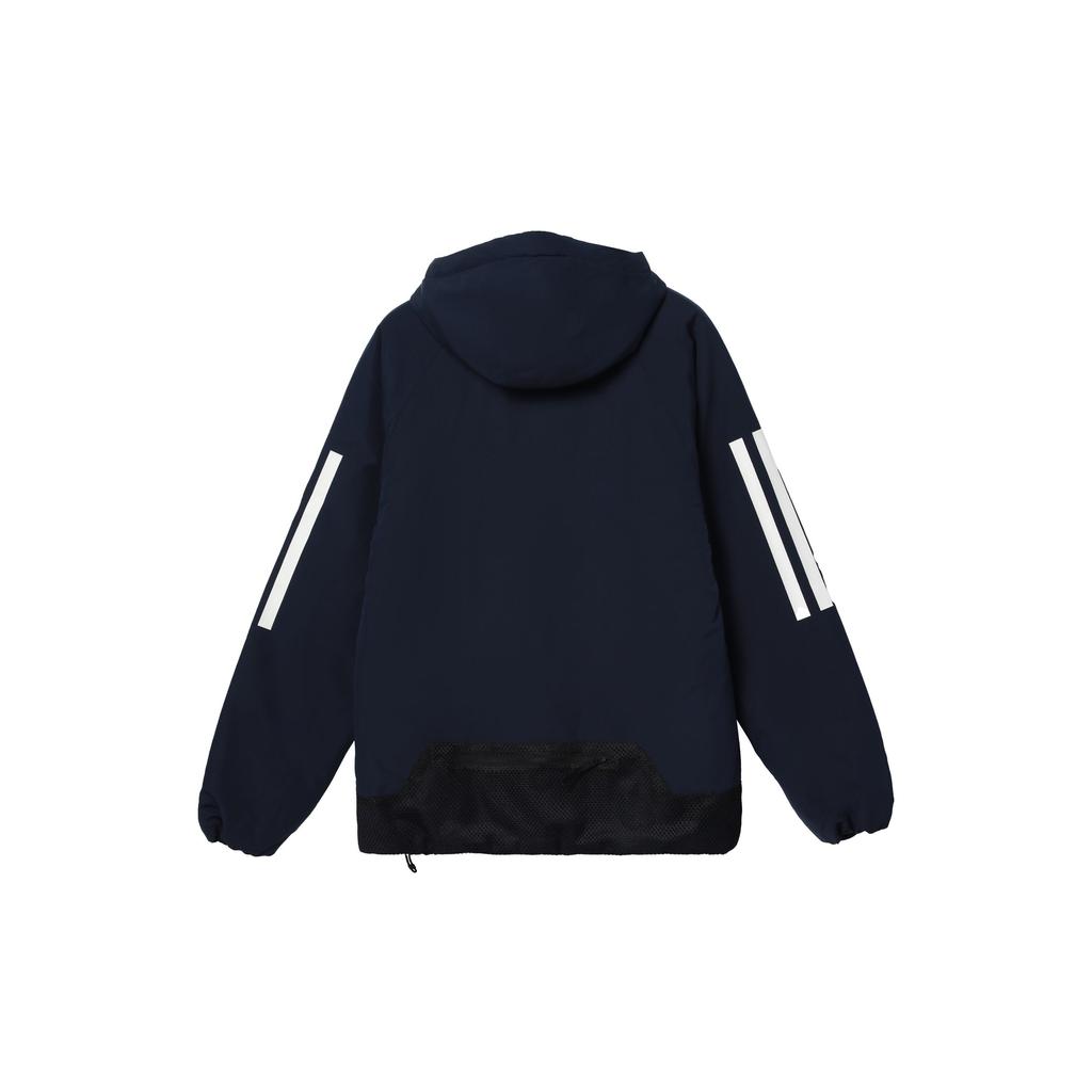 Adidas BTS 3S Hooded Jacket Outdoor Sports Winter Men Jackets Legendary-Ink-Blue DZ1408