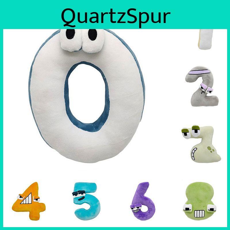 Adorable Poupée Bébé en Peluche Number Lore Douce Rembourrée Jouet Éducatif Décoration de Maison Cadeau de Noël