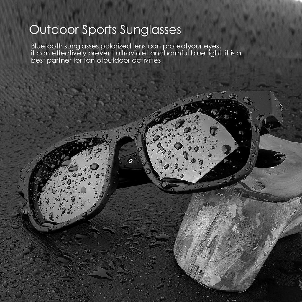 Smart Glasses Wireless Bluetooth Sunglasses Open Ear Music&Hands-Free Calling,for Men&Women,Polarized Lenses