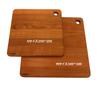 Katajiya Wooden Cutting Board, Made in Japan from Solid Yamazakura Wood, Small Size [250 x 250mm, Thickness 15mm]