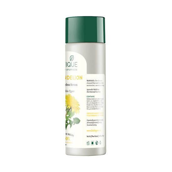 Face Serum: Rejuvenating (190 Ml), Bio Dandelion Visibly Ageless Serum, Biotique