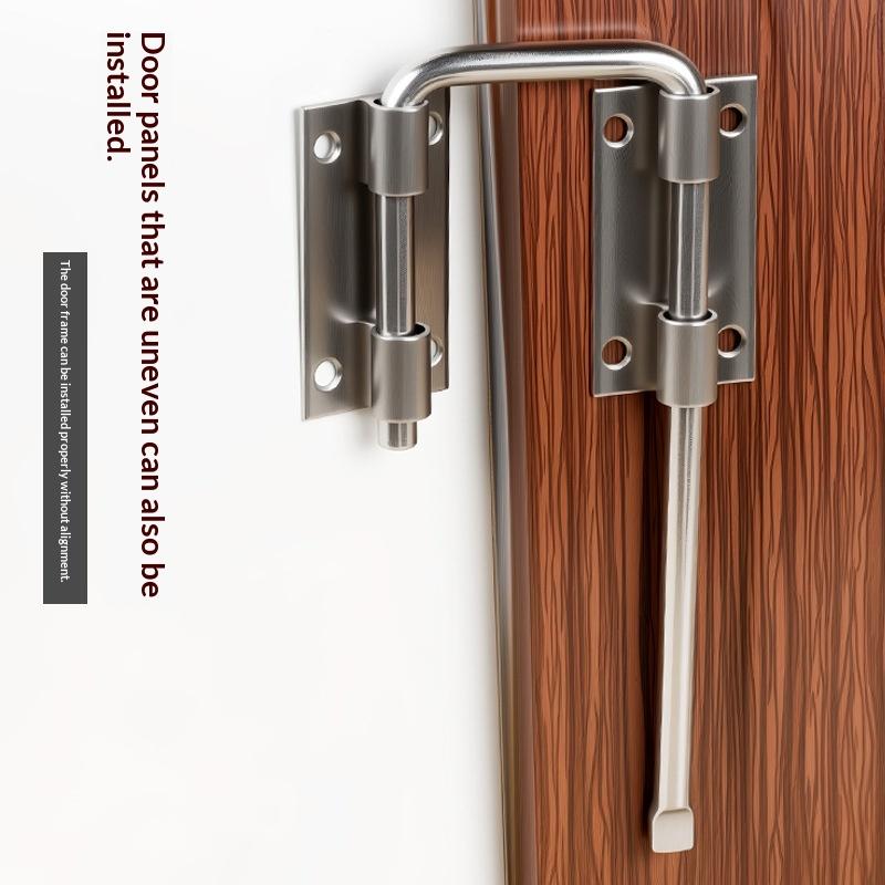 Anti-Theft 90 Degree Gate Latch Lock Stainless Steel Durable Safety Door Latch for Balcony Fence Home Security
