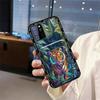 Shockproof Waterproof Phone Case For Oukitel C25 Soft Case Card Slot Graffiti Anti-knock Durable Protective TPU Cover