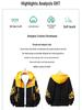 Men's Trendy Hooded Fleece Sweatshirt & Casual Baseball Uniform Two-Piece Set for Autumn/Winter Teens
