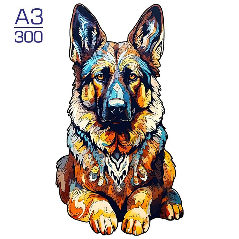 Wooden Puzzle Adult Kids Jigsaw Puzzles Puppy Dog 3D Animal Puzzles Boutique Gift Box Packaging Children Christmas Gifts Toys
