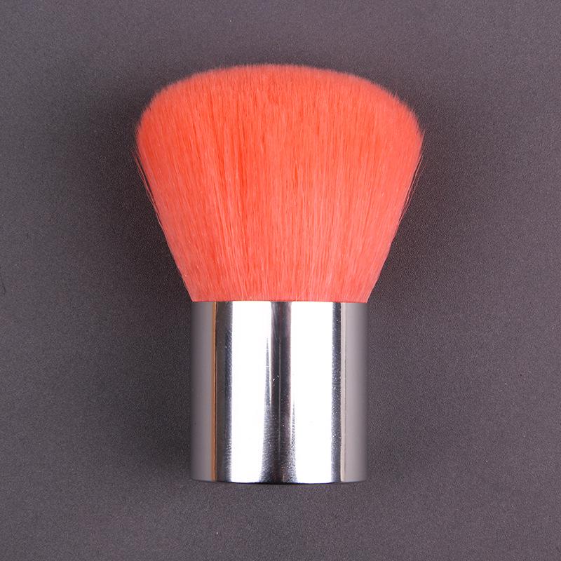 Large Kabuki Blush Brush with Mushroom Head for Loose Powder and Setting Makeup