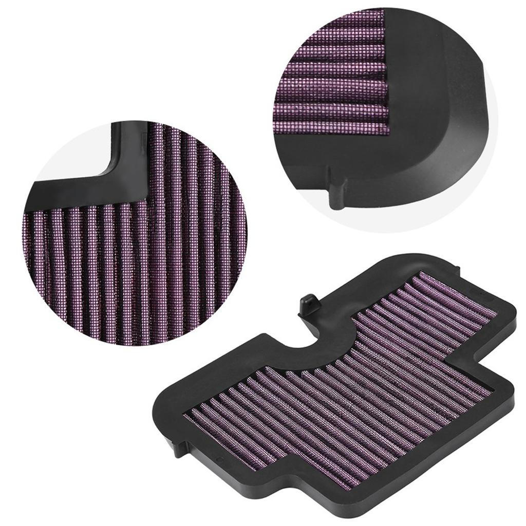 2Motorcycle High Flow Air Cleaner Intake Filter for ER6F ER6N 2009‑2011