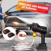 12000mAh 3 Water Types Wireless Car Washer Self-priming High Pressure Car Cleaner Foam Generator Rechargeable for  Battery