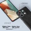 HotFire Phone Case for Xiaomi Redmi Note13 Pro, Upgraded Skin-Like Matte Lens Full Protection Silicone Case - Midnight Black