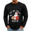 Men's Christmas Casual Long Sleeve Neck T-Shirt
