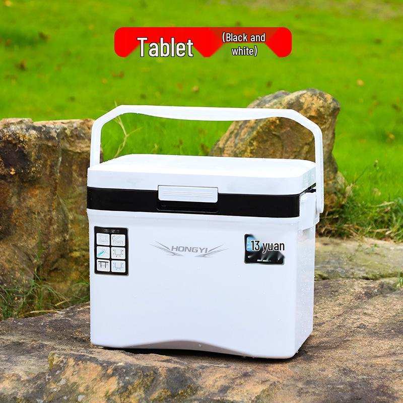 Longmen Insulated Fishing Tackle & Live Bait Box with Skylight and Oxygenation.