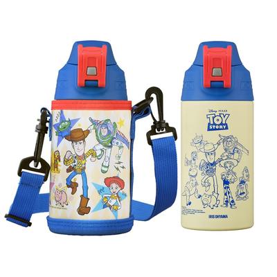 IRIS OHYAMA a 600ml Water Bottle for Keeps Temperatures Below for 6 Is Vacuum Is Compatible with Sports and Has a Opening and a Washable Drawstring