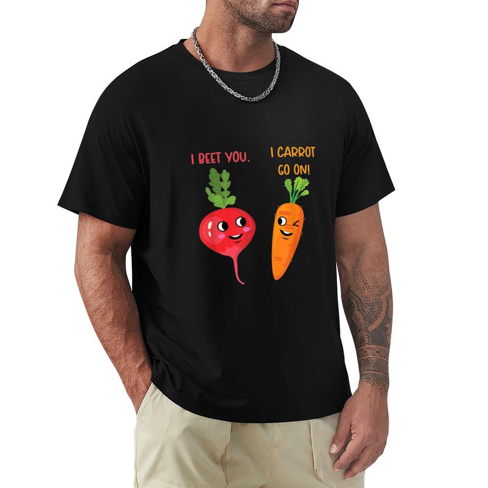 

Carrot Beet Go Funny Radish Beetroot Pun TShirt gifts for boyfriend Anime tshirt boys animal print oversized t shirts for men 4XL