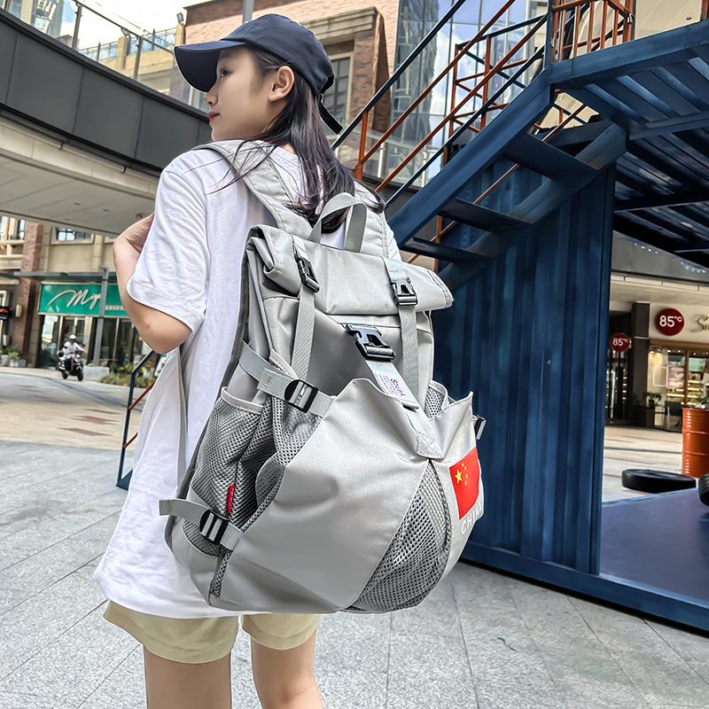 Sports Style, Fitness Model, Locomotive, Basketball, Big Backpack, New Fashionable and Large-capacity Backpack.