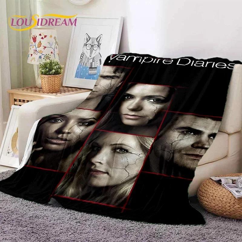 3D Neueste The Vampire Diaries Damon Salvatore Weiche Flanelldecken, Überwurfdecke Bequeme Decke für Betten Sofa Zuhause Schlafzimmer