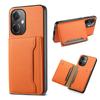 Denior Applicable OPPOK11 Lychee Pattern Imitation Leather Mobile Phone Case Reno10Pro Card Holder Anti-drop Leather Case