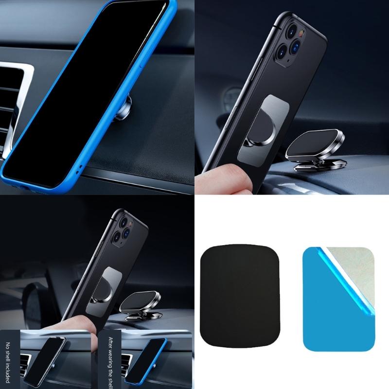 Upgrades Magnetic Plate Strong Metal Sheet Strong Magnetic Phone Holder Accessory Easy To Use for Car Phone Holder