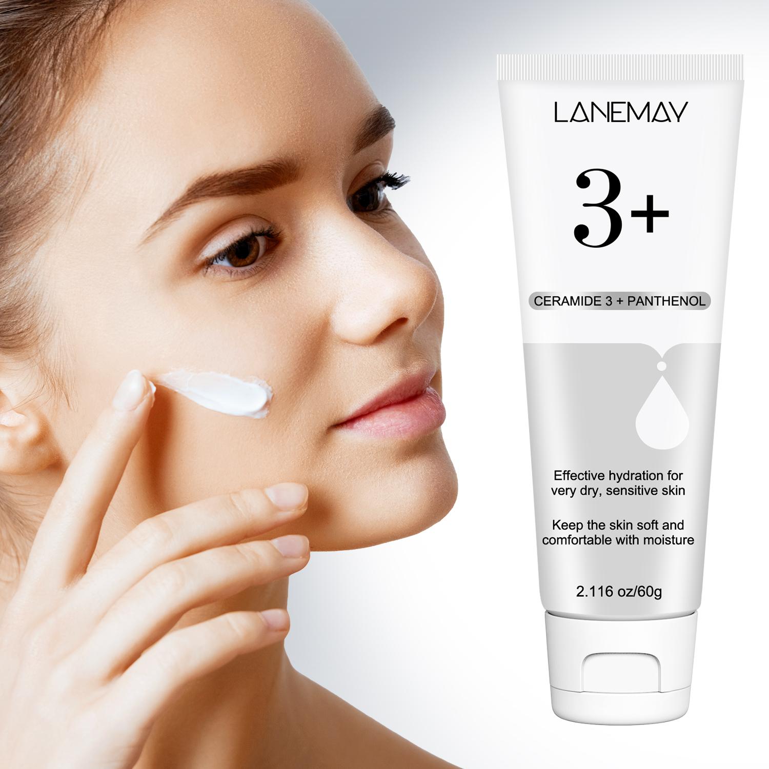 

Ceramide 3+ Panthenol Cream-Intensive Repair Makes Rough & Elasticity & Firmness Skin-Suitable For All Skin Types, 60g