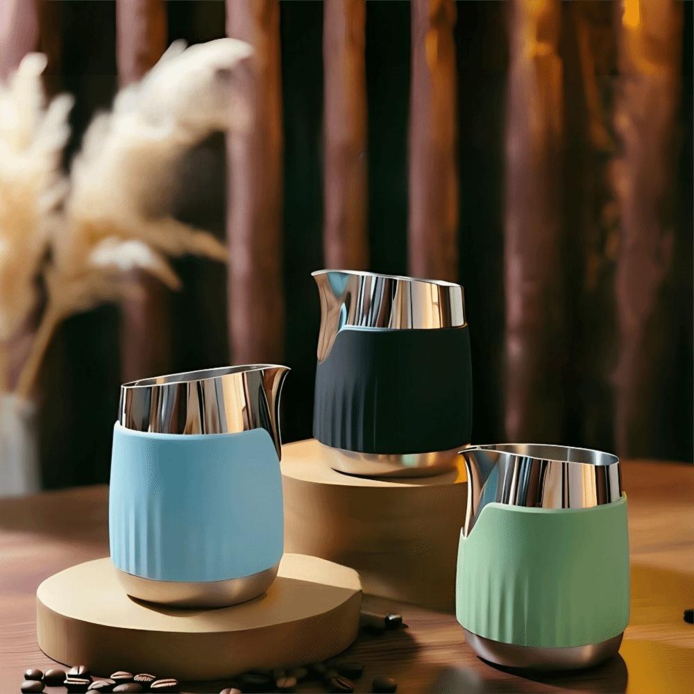 304 Stainless Steel Milk Frothing Pitcher Anti‑scald Latte Art Milk Frother Jug Kitchen