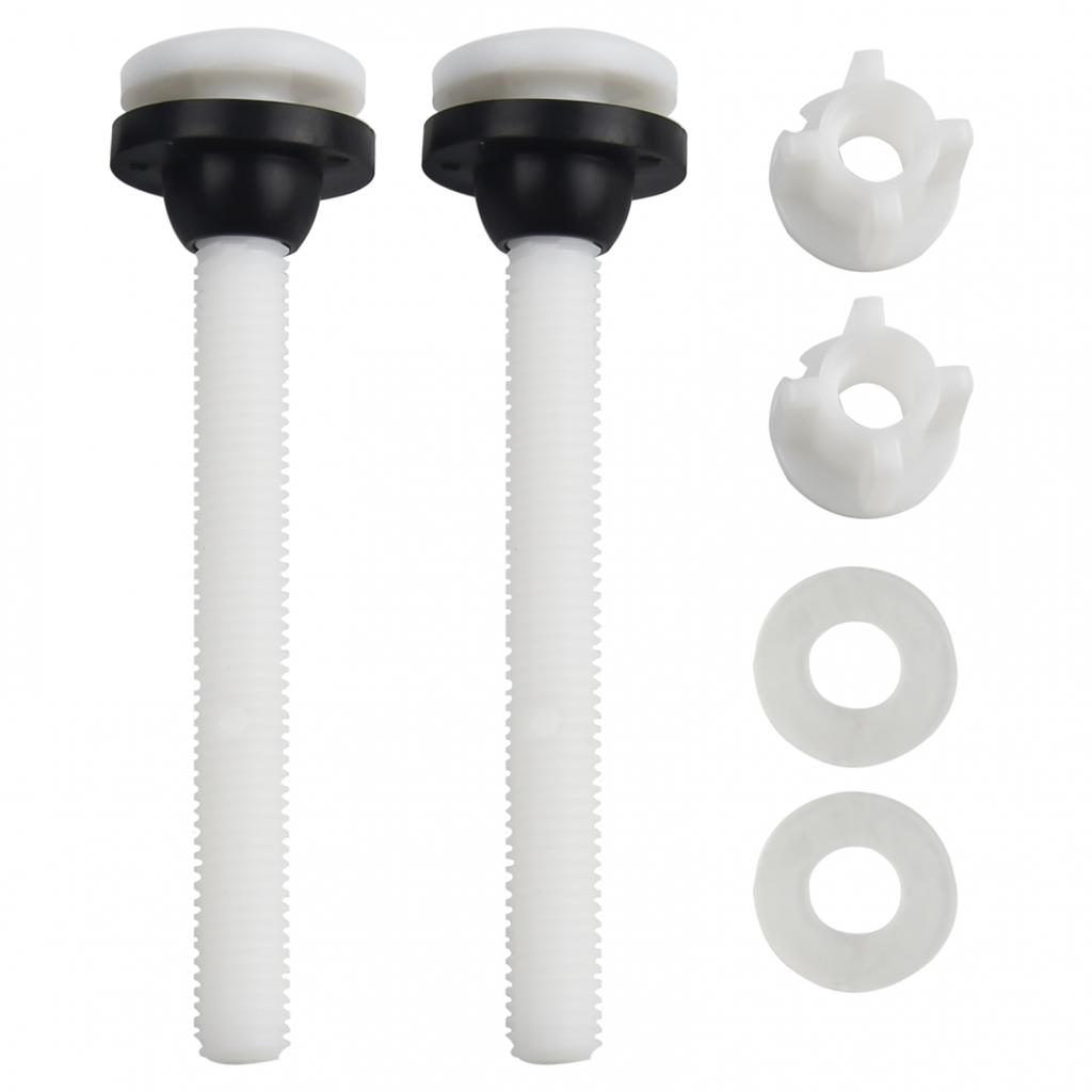Nuts Toilet Seat Bolts Pack Replacement Rubber Sturdy