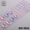 Popular Style New 3D Waterproof Nail Sticker Plastic UV Free Nail Wraps Toe Wraps