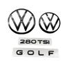 For VW Volkswagen Jetta MK5 Golf Car front badge logo covered ABS sticker For Volkswagen Golf 5/6/7/7.5/8 280TSI front and rear