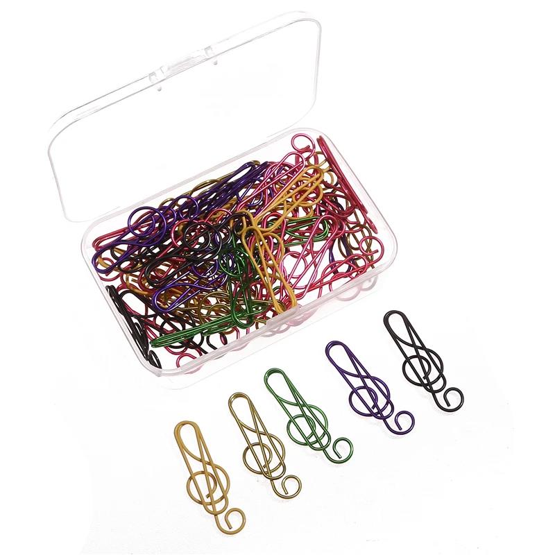 20/100PCS nou Creative drăguț notă metalică memo cleme de hârtie set index marcaj pentru cărți birou școală papetărie rechizite 6 culori