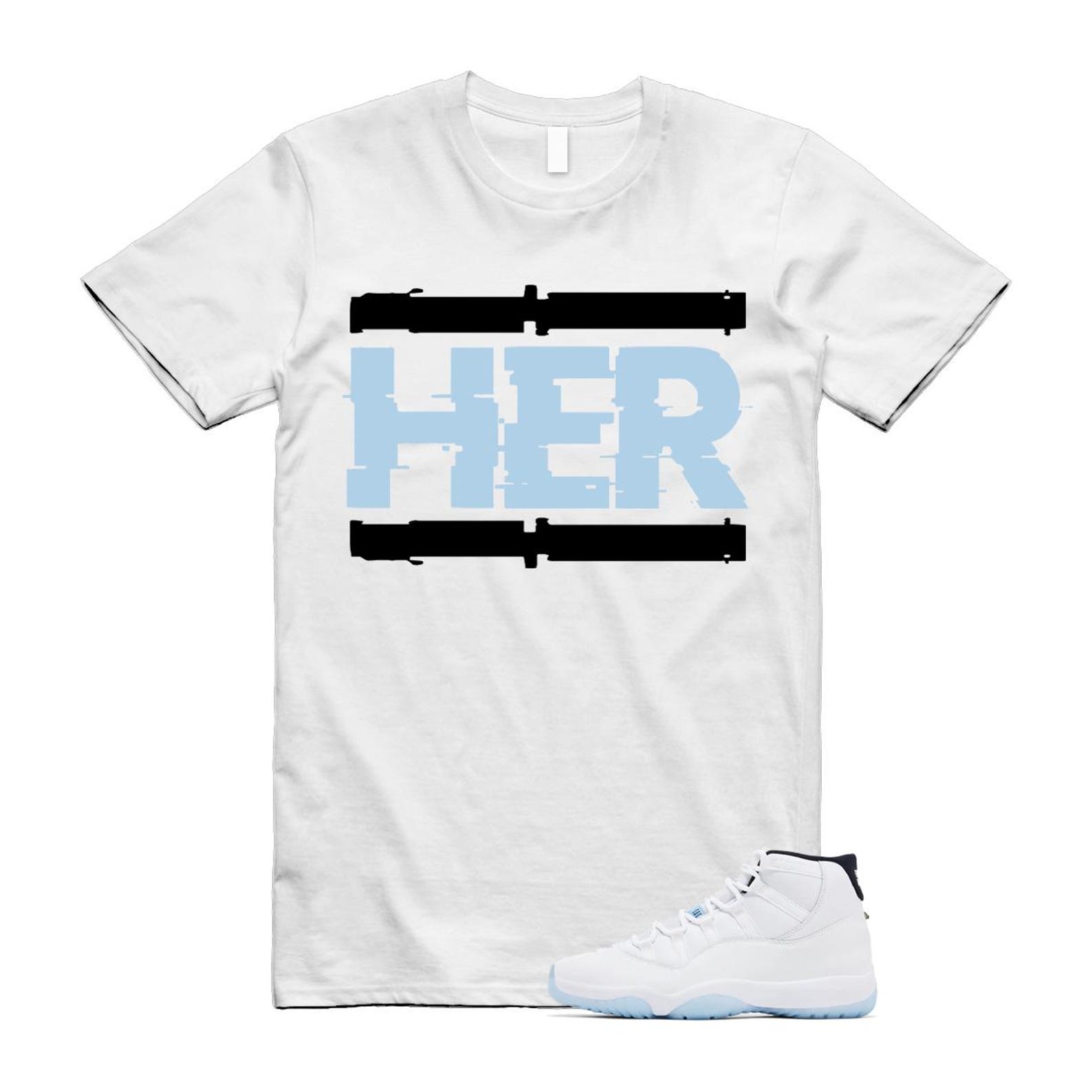 11 Legend Blue White Black 2024 T Shirt Match HER 2XL