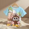 Funny Cartoon Cool Cute 3D Kids Boys Clothes Short Sleeve Casual Streetwear Girl Fashion