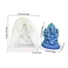 Elephant Statue Candle Mold Silicone Mold for Candle Making DIY Aromatherapy Candle Resin Casting Gypsum Epoxy Mould