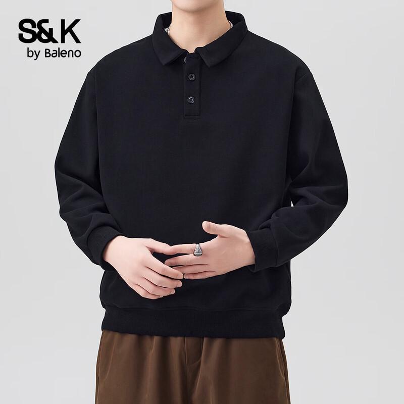 Baleno Men's S&K Polo Neck Sweatshirt