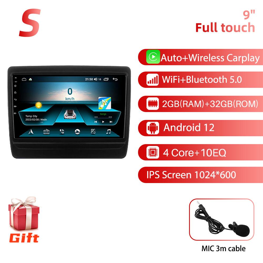 Hicar Android Car Radio Stereo for Isuzu D-MAX 2020-2025 2 Din Autoradio CarPlay GPS Navigation Car Multimedia Player Head Unit