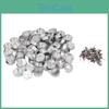 Container Wax Set Candle 100 Aluminum Tea Lights Cup With Candle Wick For Weddings Parties Home