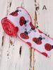 Beetle Webbing Summer Garland Decoration Red Polka Dot Iron Wire Edging Ribbon Grosgrain Red Dot Craft Ribbon 1 Roll