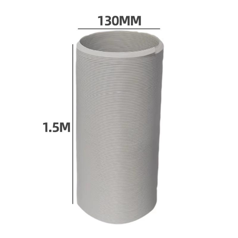 130/150mm Diameter Duct Extension Pipe Mobile Air Conditioner Exhaust Hose Accessories Flat Nozzle Exhaust Hose Window Adapter