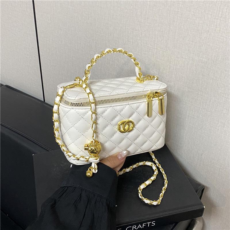Plaid Women's Chain Bag - Autumn Design, High-End, Large Capacity Crossbody & Handbag