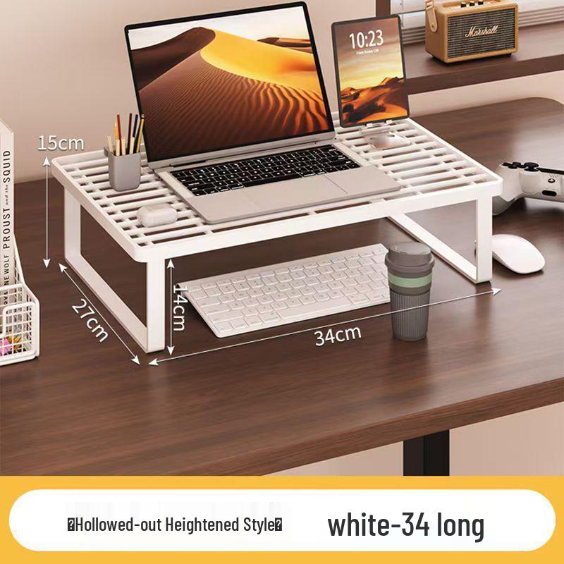 Laptop Cooling & Monitor Riser Stand - No Installation Needed