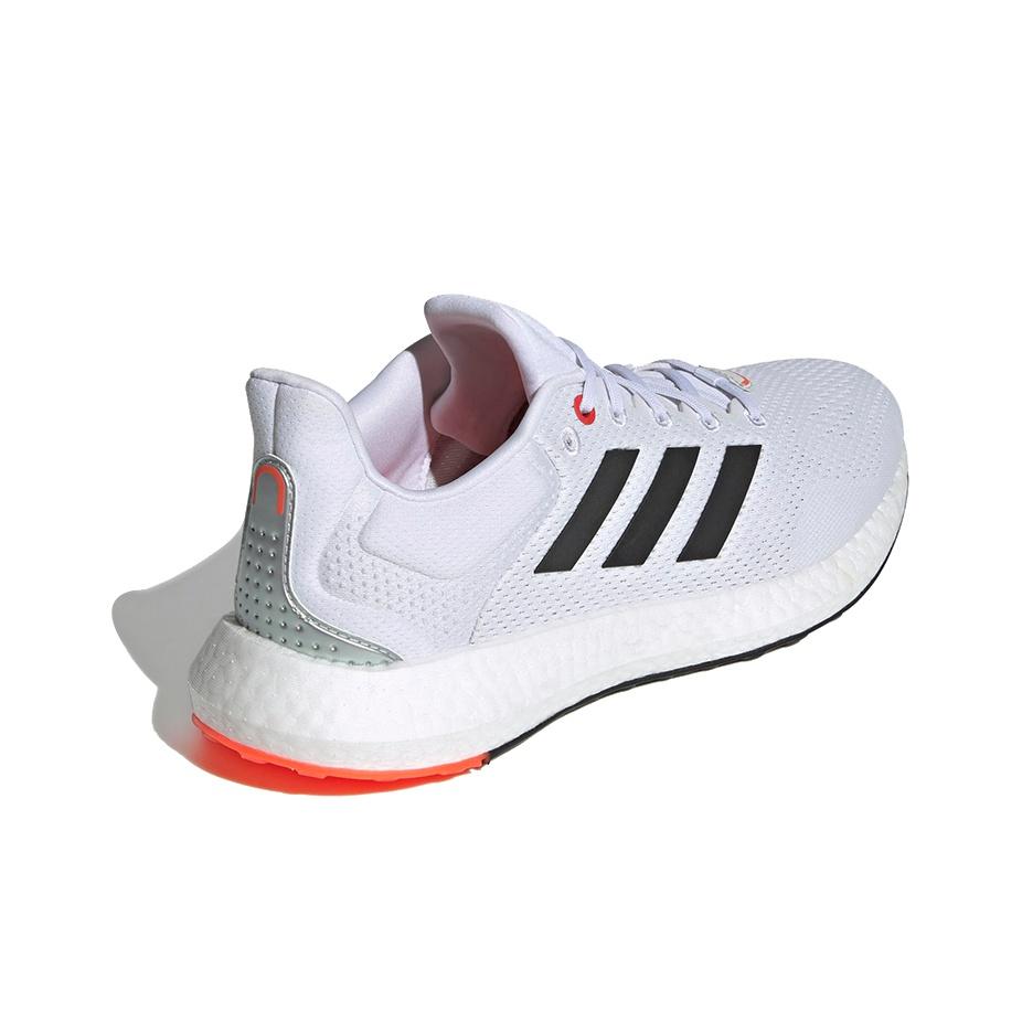 adidas PureBoost 21 White Solar Red Unisex Sneakers Cloud-White Core-Black GY5099